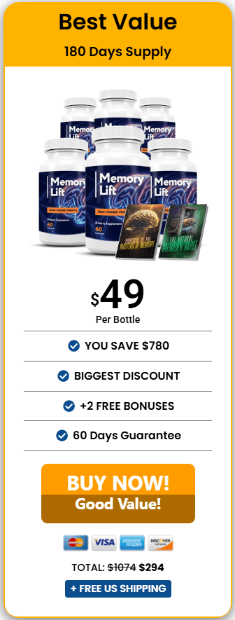 Buy MemoryLift 6 Bottle